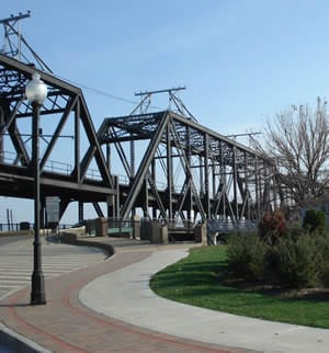 Government Bridge Between Davenport and the Rock Island Arsenal