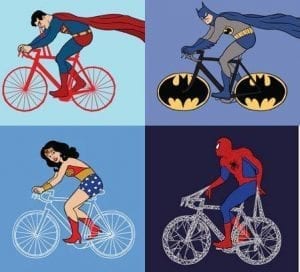 Superheroes United! Time For A Ride!