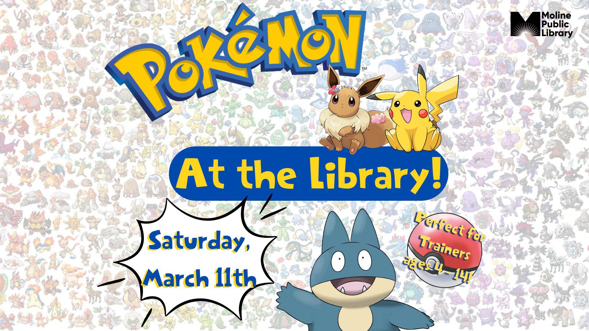 Library Based Pokemon Hunt For Pokemon At The Moline Public Library Tomorrow! | Quad Cities