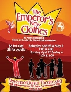 Junior Theater Ends 66th Season With ‘Emperor’s New Clothes’