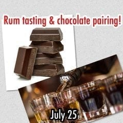 Rum, Chocolate and Cheese? Oh my!