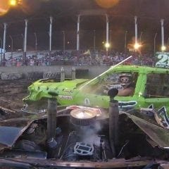 Ground Rumbling Action at Demolition Derby this Weekend!