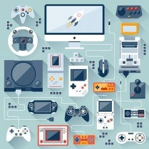 Teens Enjoy a Full Array of Video Games at Davenport Public Library Today