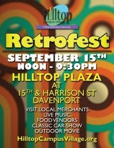 Go Retro at the Hilltop Campus Village’s Retrofest This Weekend!