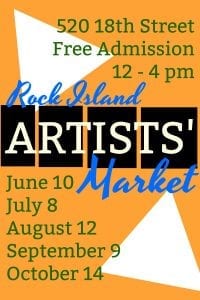 October Rock Island Artists' Market Last Of The Season