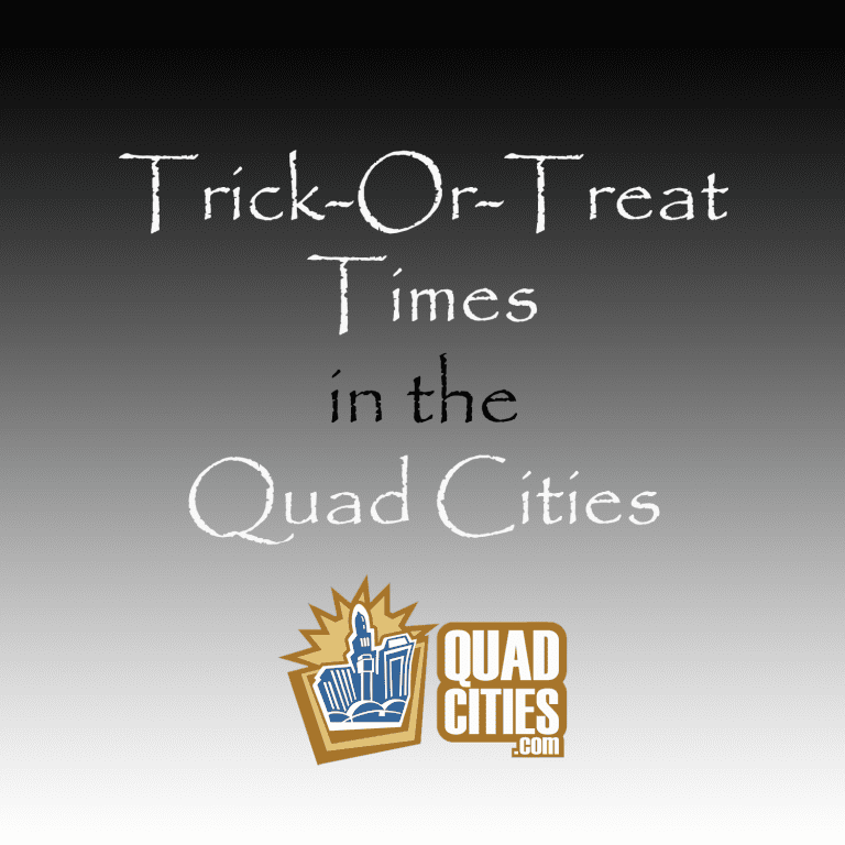 TrickOrTreat Times in the Quad Cities! Quad