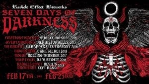 Experience 7 Days of Darkness at Radicle Effect Breworks