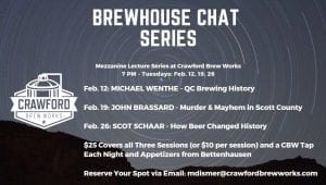 Crawford Brew Works Presents Brewhouse Chat Series