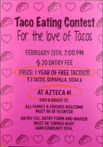 Win Free Tacos for An Entire Year!