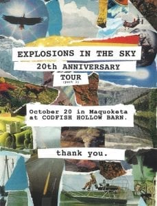 Explosions In The Sky Coming To Codfish