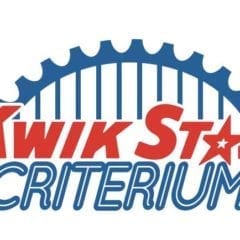 Kwik Star Criterium Rolling into Village of East Davenport