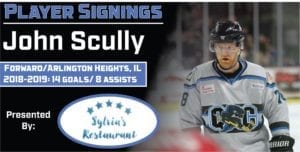 Scully Returns To The Quad City Storm