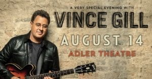Country Music Legend Vince Gill Coming to the Quad Cities!