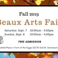 Fall 2019 Beaux Arts Fair at the Figge!