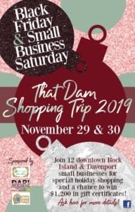 That Dam Shopping Trip Featuring Local Businesses Nov. 29-30