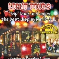 Jump on the Holly Jolly Trolley for a Holiday Light Tour!