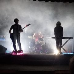 Local band Giallows in performance