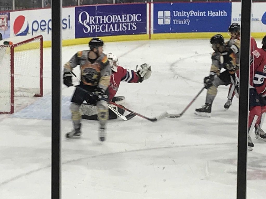 Quad City Storm Hits The Ice For Wrestling Night And Dollar Beers In