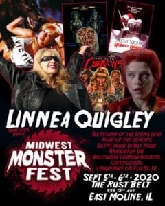 Linnea Quigley Added To Midwest Monster Fest 2020 Lineup!
