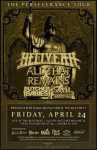 The Perseverance Tour Brings Hell Yeah, All That Remains, Butcher Babies, SAUL & DEEPFALL to the Quad Cities!