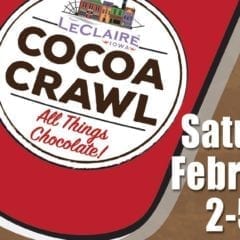 Chocoholics Unite at LeClaire Cocoa Crawl!