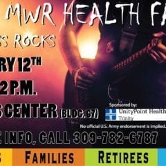 Wellness Rocks at 2020 MWR Health Fair
