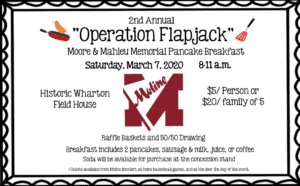 2nd Annual Operation Flapjack: Moore & Mahieu Memorial Pancake Breakfast This Saturday!
