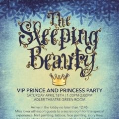 Ballet Quad Cities Holding VIP Prince And Princess Party