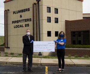 Rock Island's Local Union 25, Mechanical Contractors Association Donate $20K to Area Hospitals