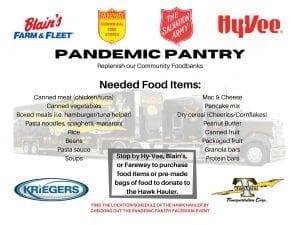 Muscatine Pandemic Pantry To Help Salvation Army Happening Today At Farm & Fleet
