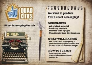 QuadCities.com Wants To Produce Your Short Film! Enter Our Screenplay Contest!