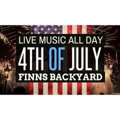 July 4th Backyard Party at Finns Grill
