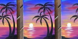 Outdoor Biergarten Paint Party at Bierstube