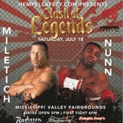 Nunn and Miletich Fight Live at Mississippi Valley Fairgrounds