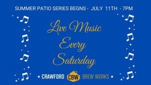 Summer Patio Series at Crawford Brew Works