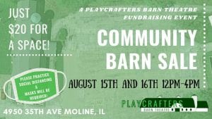 Community Barn Sale at Playcrafters Barn Theatre