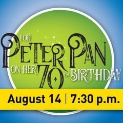 For Peter Pan on Her 70th Birthday