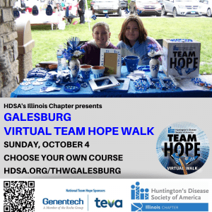 Huntington's Disease Walk Being Held In Galesburg October 4