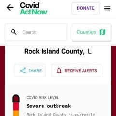 BREAKING: Quad-Cities Is Suffering 'Severe' Covid Outbreak Level