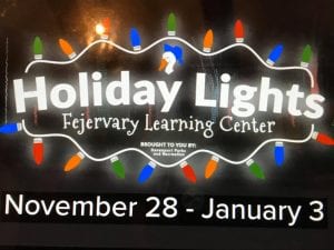 See The Holiday Lights At Fejervary This Weekend