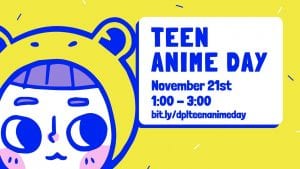 Teen Anime Day Going Virtual