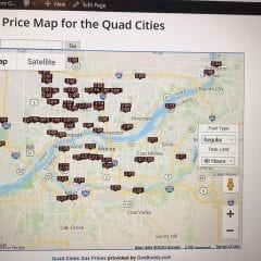 Find The CHEAPEST SPOTS FOR GAS In The Quad-Cities On The QuadCities.com Gas Price Map!