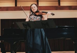 WIU Violin Student Wins First Prize in International Music Competition