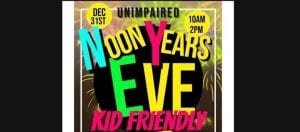 Looking For Something To Do With The Kids For NOON Year's Eve Tomorrow?