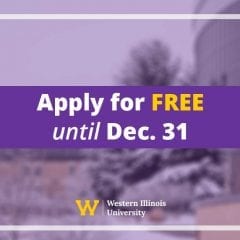 WIU Application Fee Waiver Extended Through Dec. 31