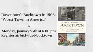 Find Out The Scandalous Stories About Davenport's Bucktown On Zoom TONIGHT!