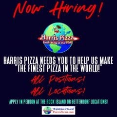 Harris Pizzas Throughout Quad-Cities Hiring Now