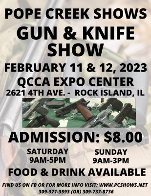 Gun And Knife Show Rolling Into Davenport Fairgrounds