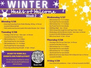 WIU Hosts WIU Week Two of Winter Weeks of Welcome