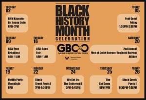 Western Illinois University Presenting Black History Month Programs